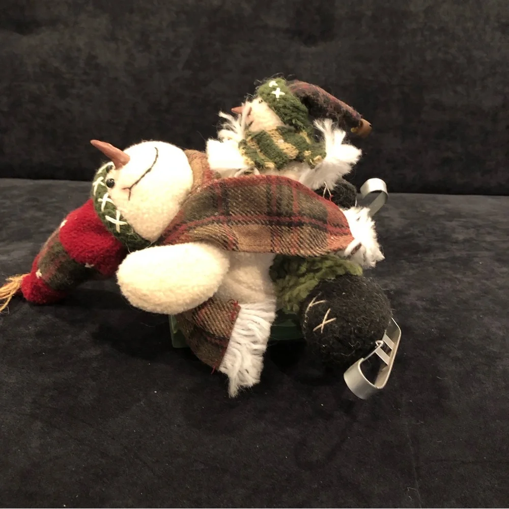 Topsy Turvy Holiday Snowman Decor